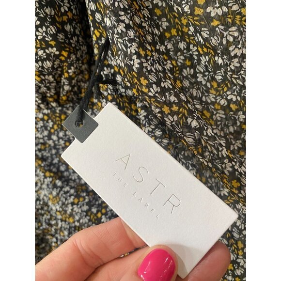 ASTR The Label Ruched Long Sleeve Minidress Black Women's Size XS - Picture 11 of 12